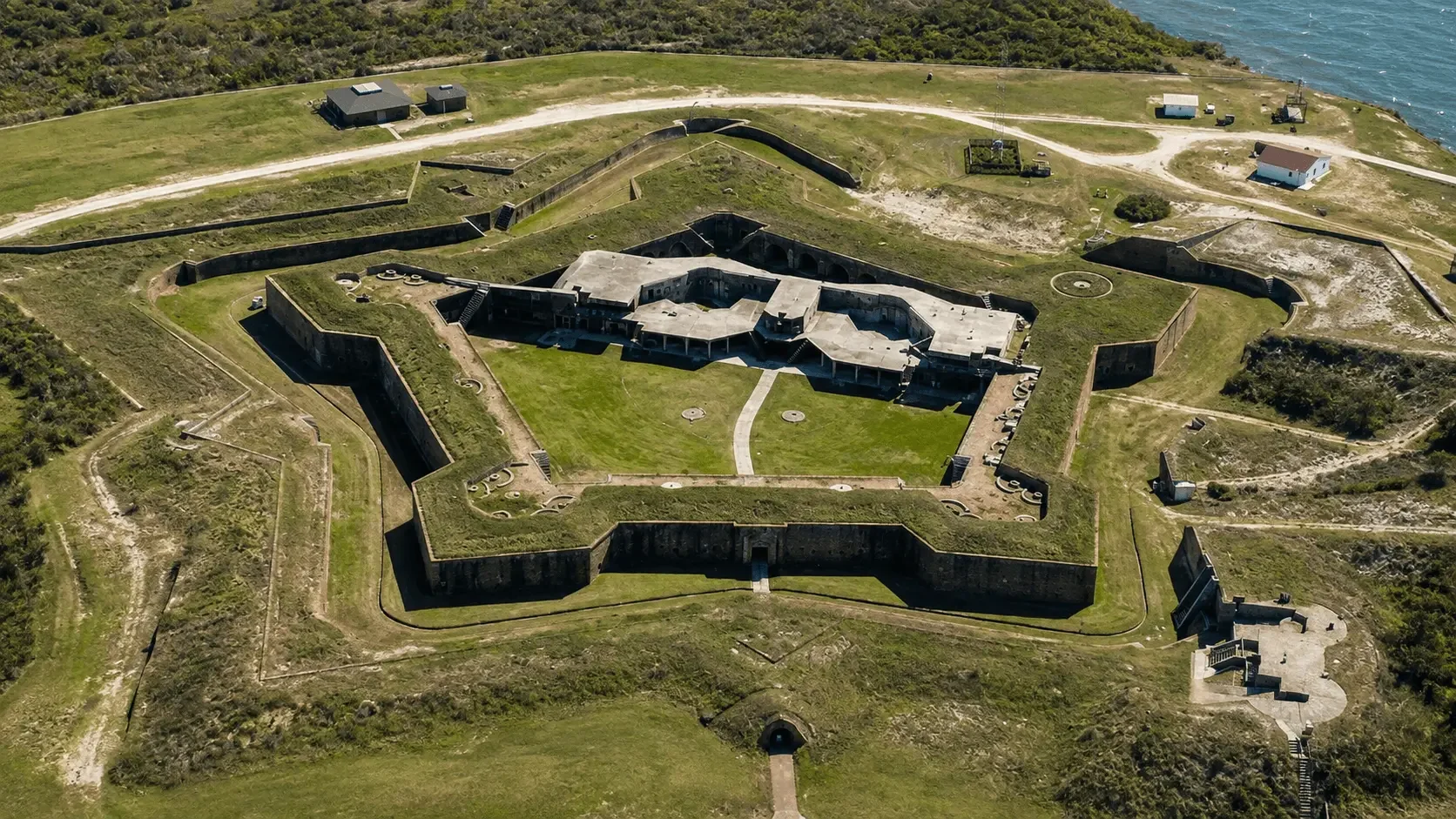Featured view of Historic Fort Gaines in Dauphin Island, Alabama