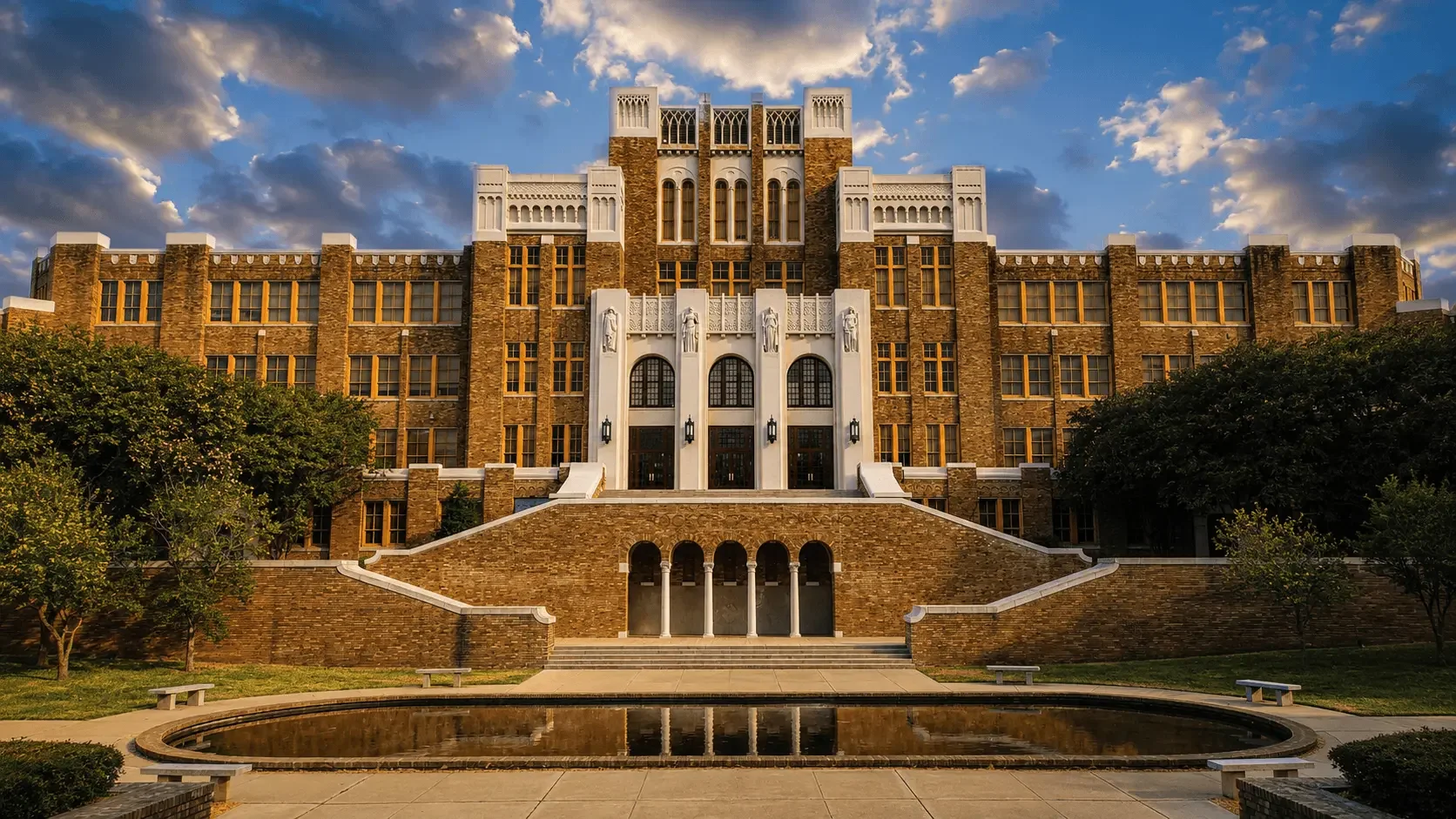 Featured view of Little Rock Central High School National Historic Site in Little Rock, Arkansas