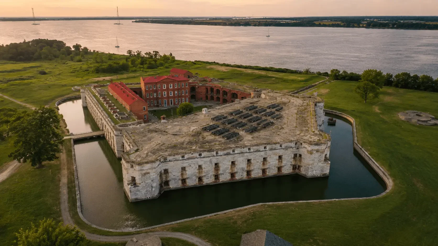 Featured view of Fort Delaware State Park in Delaware City, Delaware