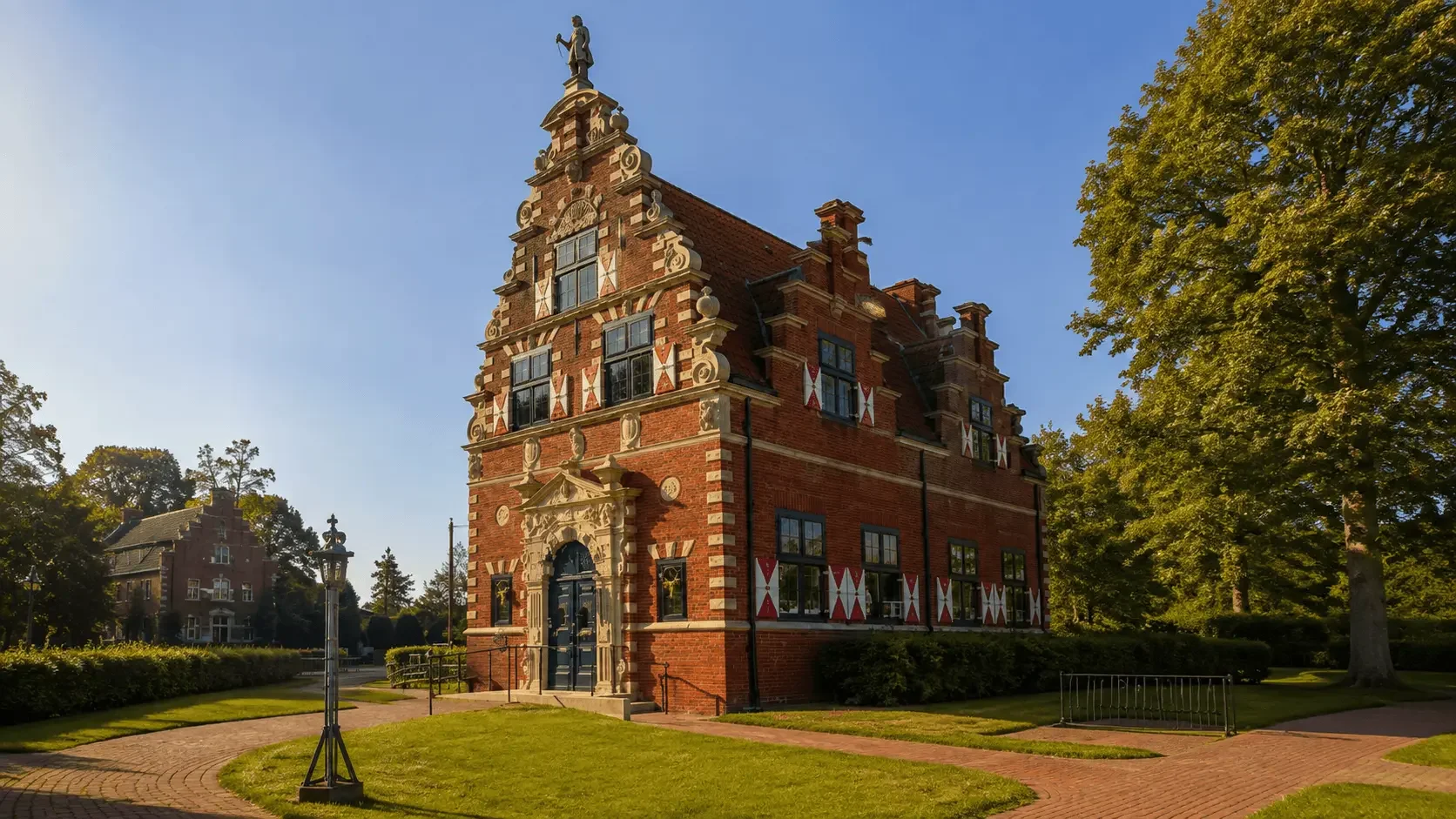 Featured view of Zwaanendael Museum in Lewes, Delaware