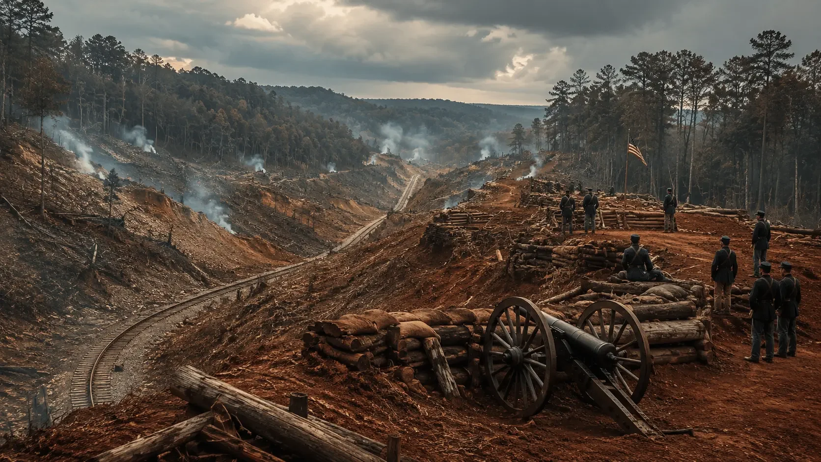 Featured view of Allatoona Pass Battlefield in Cartersville, Georgia