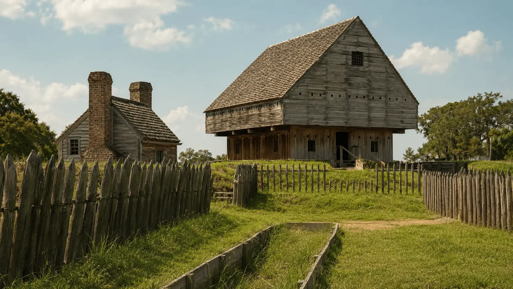 Featured view of Fort King George State Historic Site in Darien, Georgia