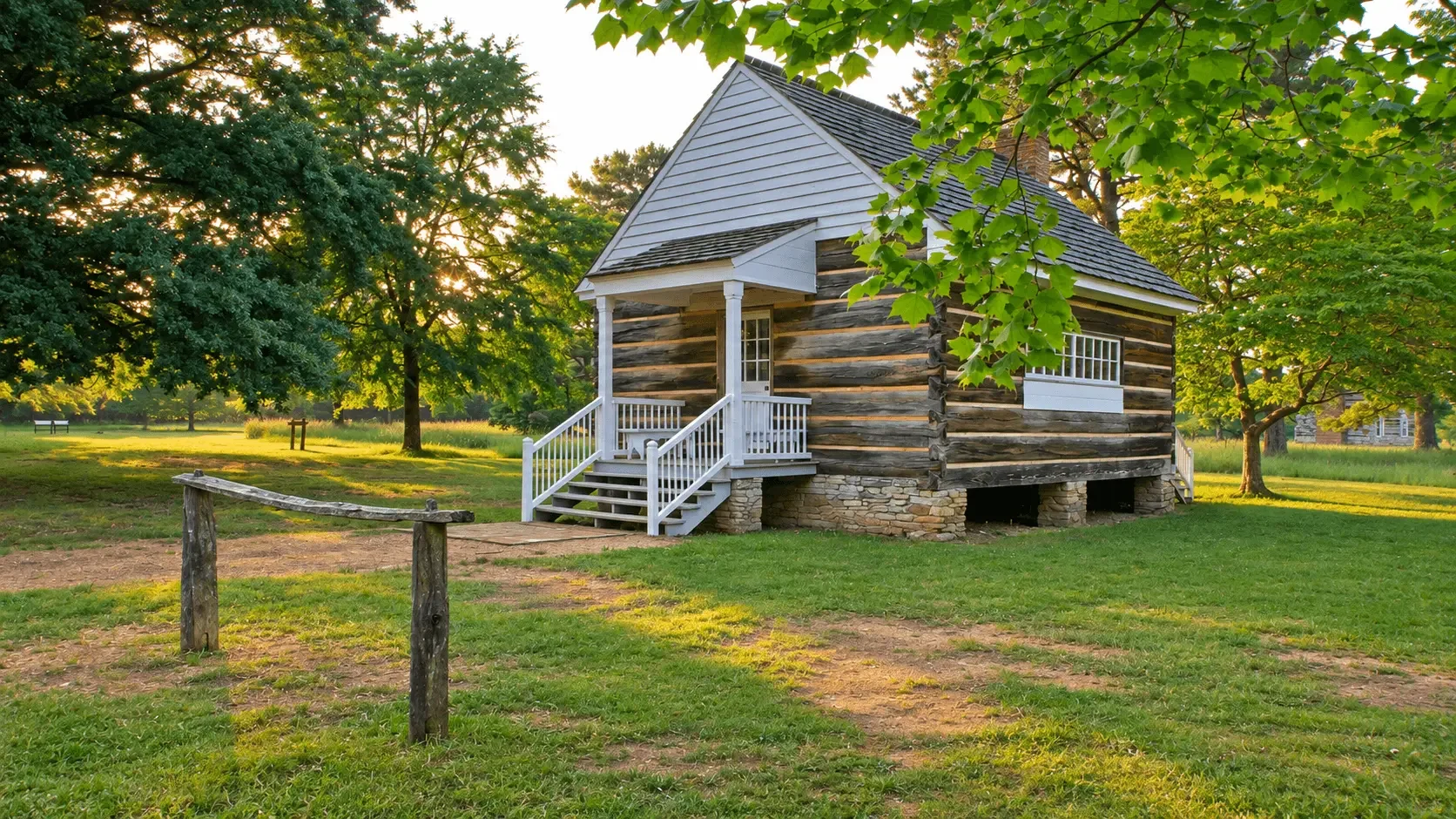 Featured view of New Echota State Historic Site in Calhoun, Georgia