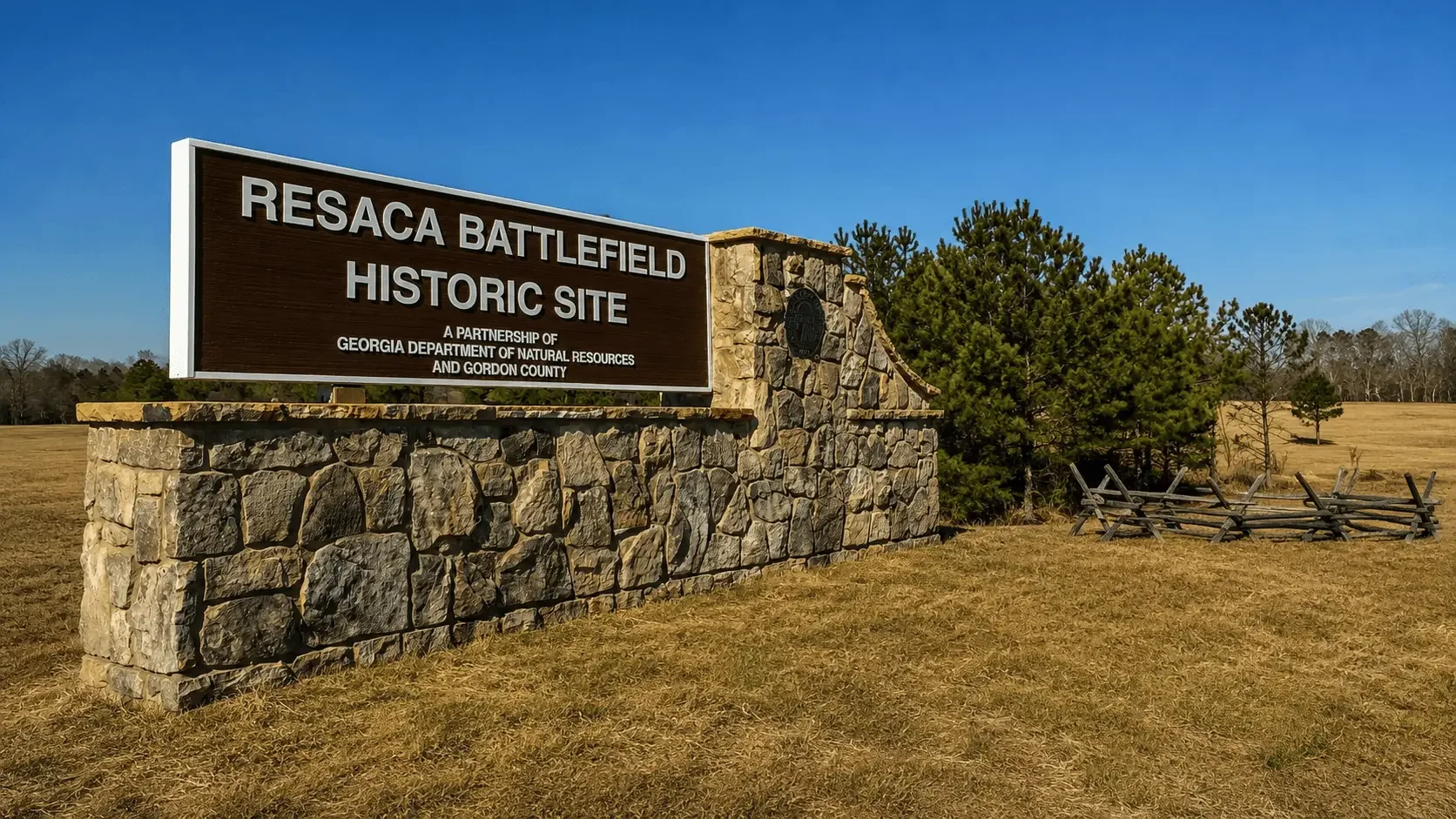 Featured view of Resaca Battlefield Historic Site in Resaca, Georgia