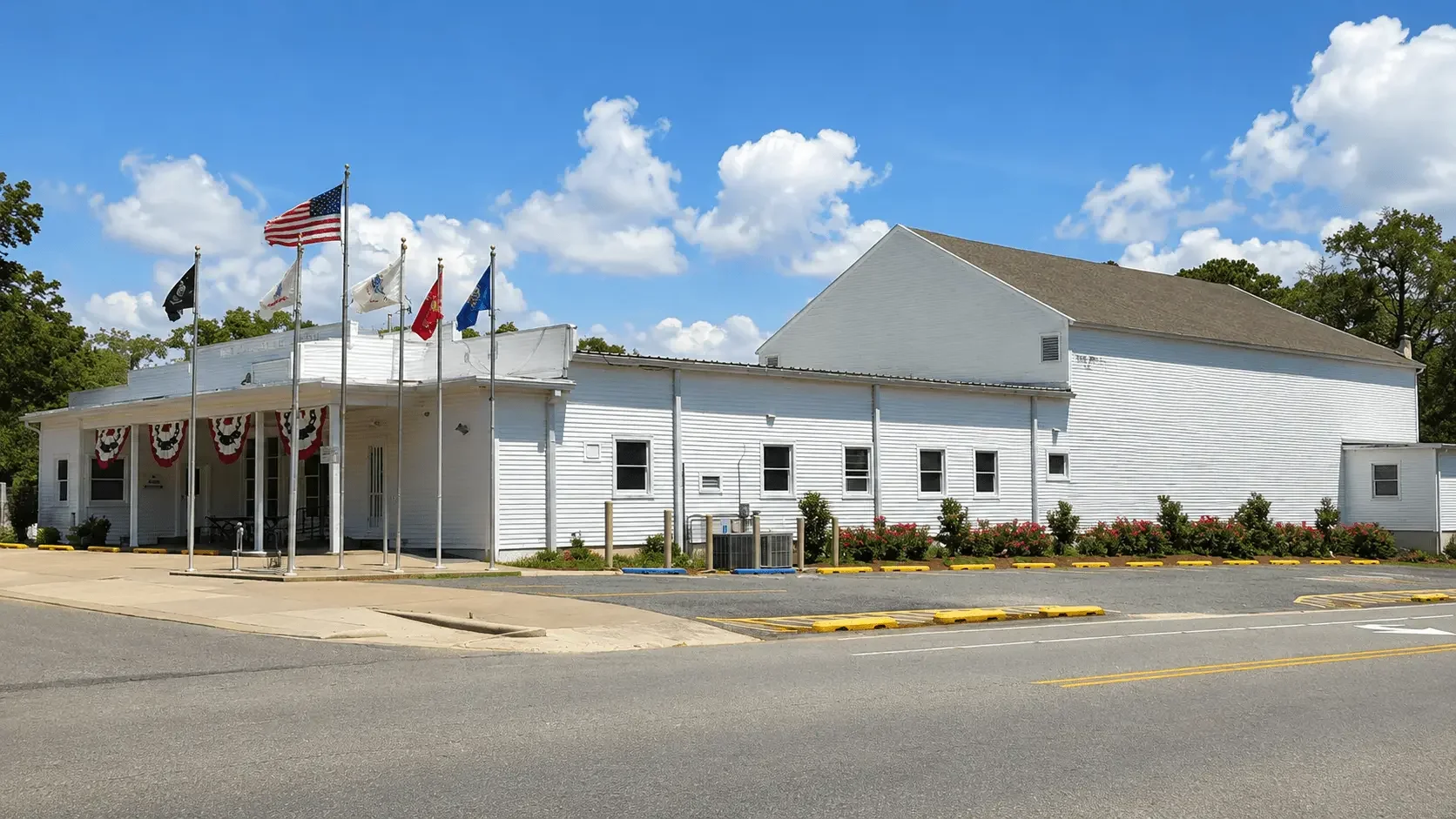 Featured view of War Memorial Civic Center in DeRidder, Louisiana