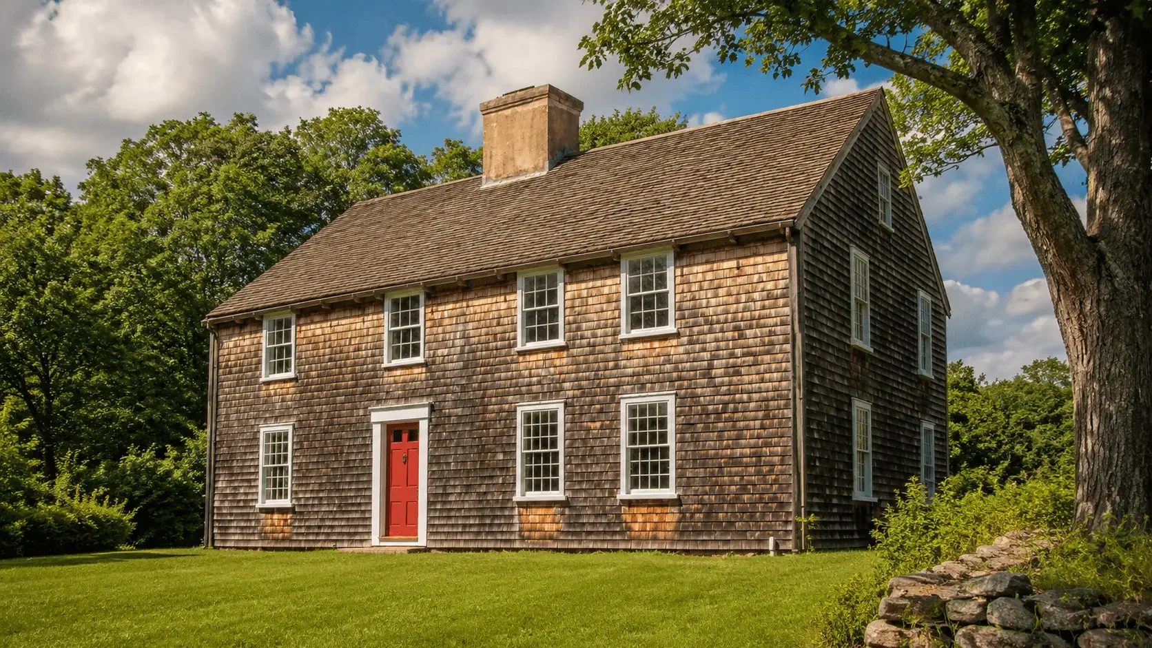 Featured view of Alden House Historic Site in Duxbury, Massachusetts