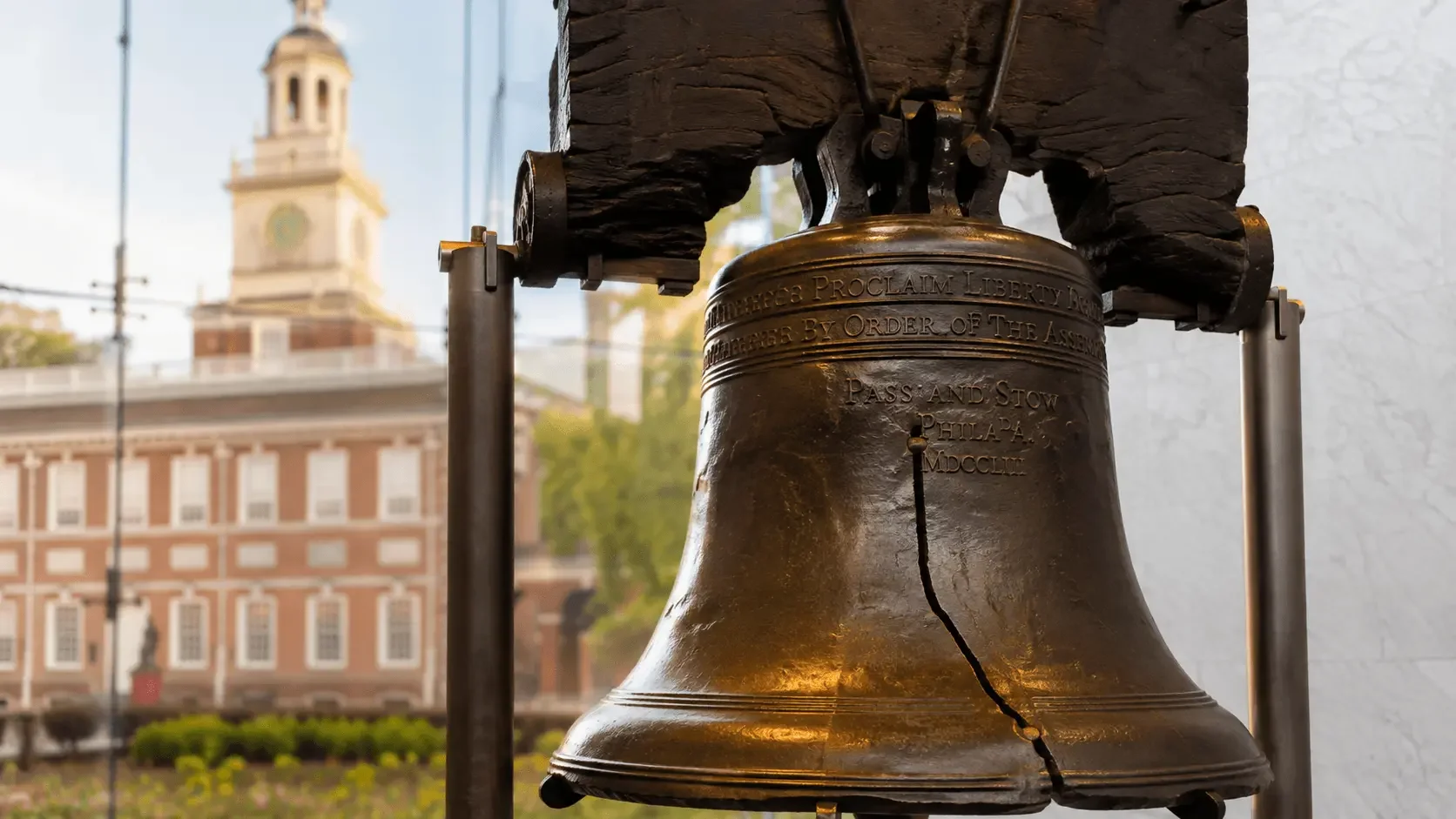 Featured view of Independence National Historical Park in Philadelphia, Pennsylvania