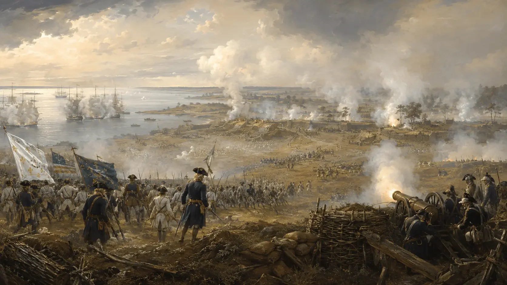 Featured view of Yorktown Battlefield in Yorktown, Virginia