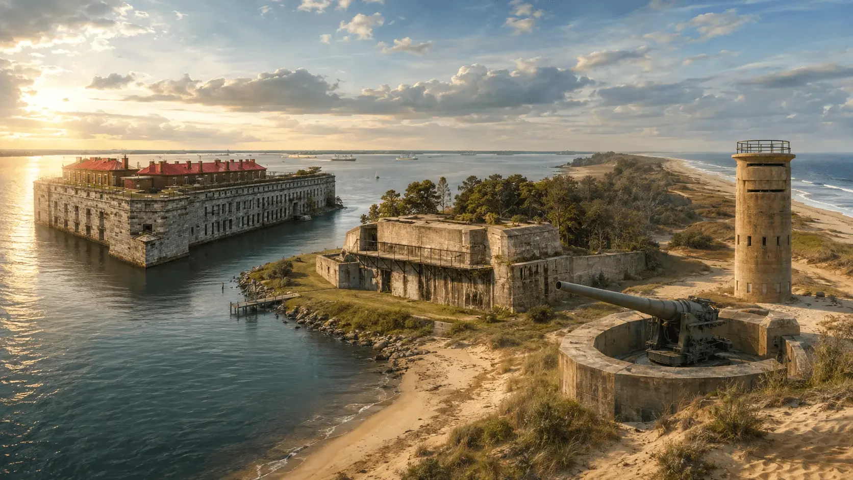 Featured view for Defending the Delaware: Forts from Civil War to World War II