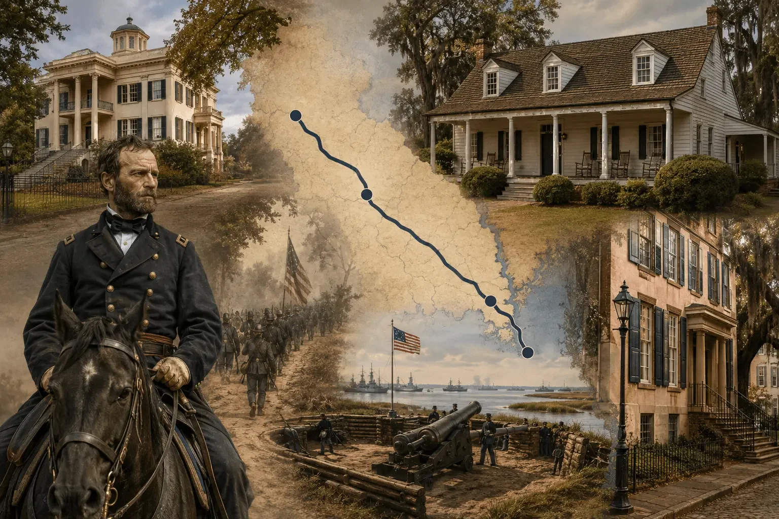 Featured view for Sherman's March to the Sea: Milledgeville to Savannah